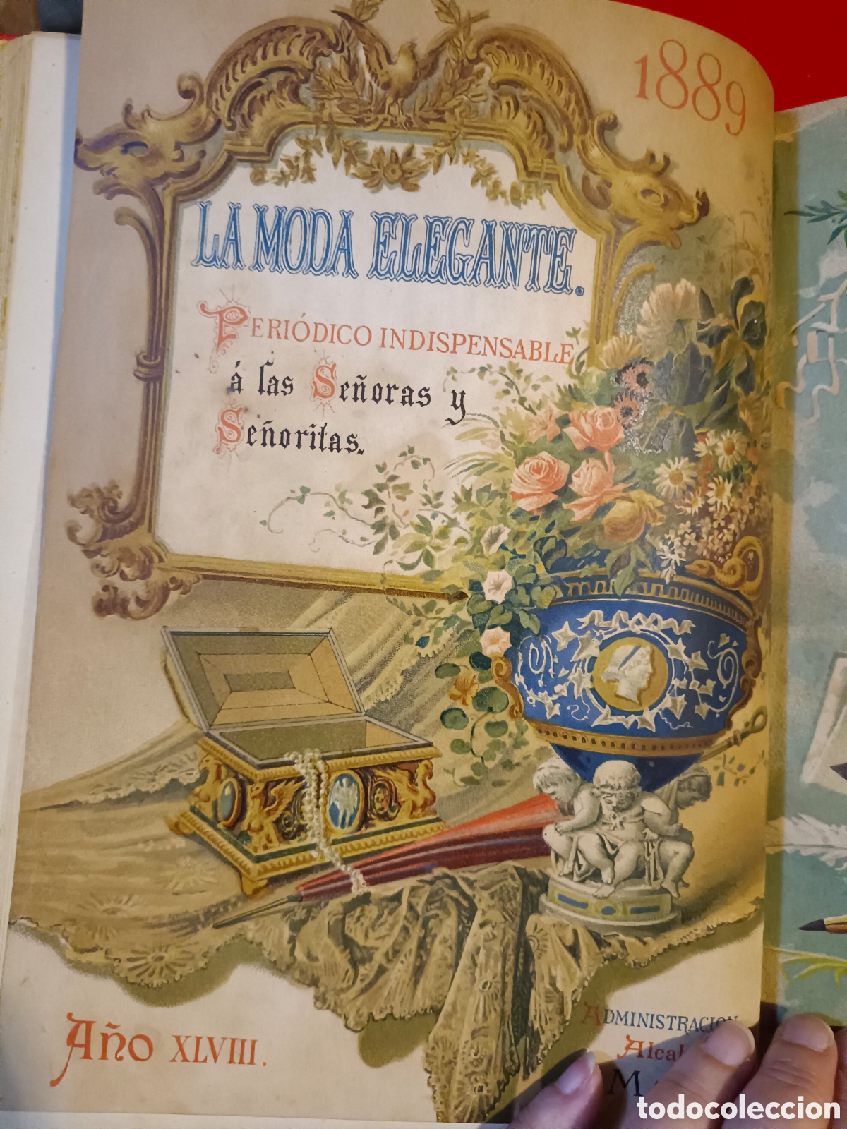 Libros antiguos: Almanaque de La Ilustraci&oacute;n Dos Tomos - Foto 11
