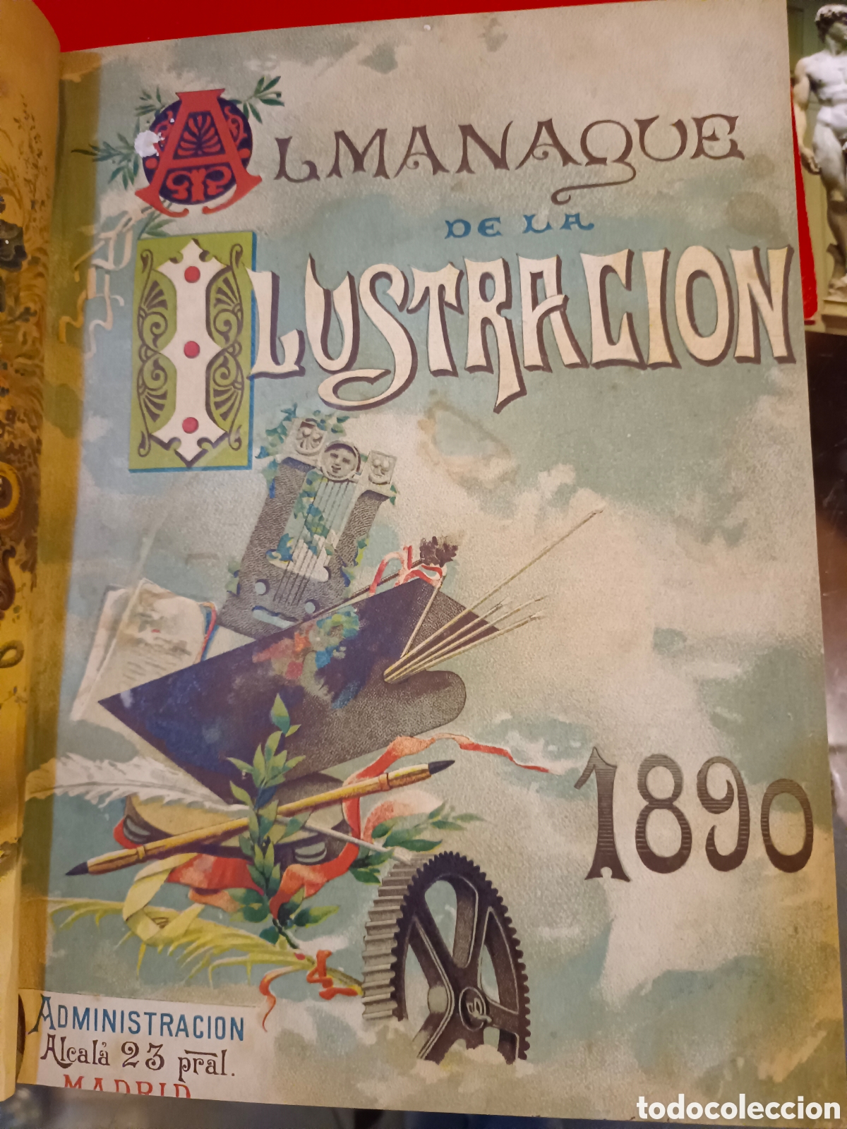 Libros antiguos: Almanaque de La Ilustraci&oacute;n Dos Tomos - Foto 12