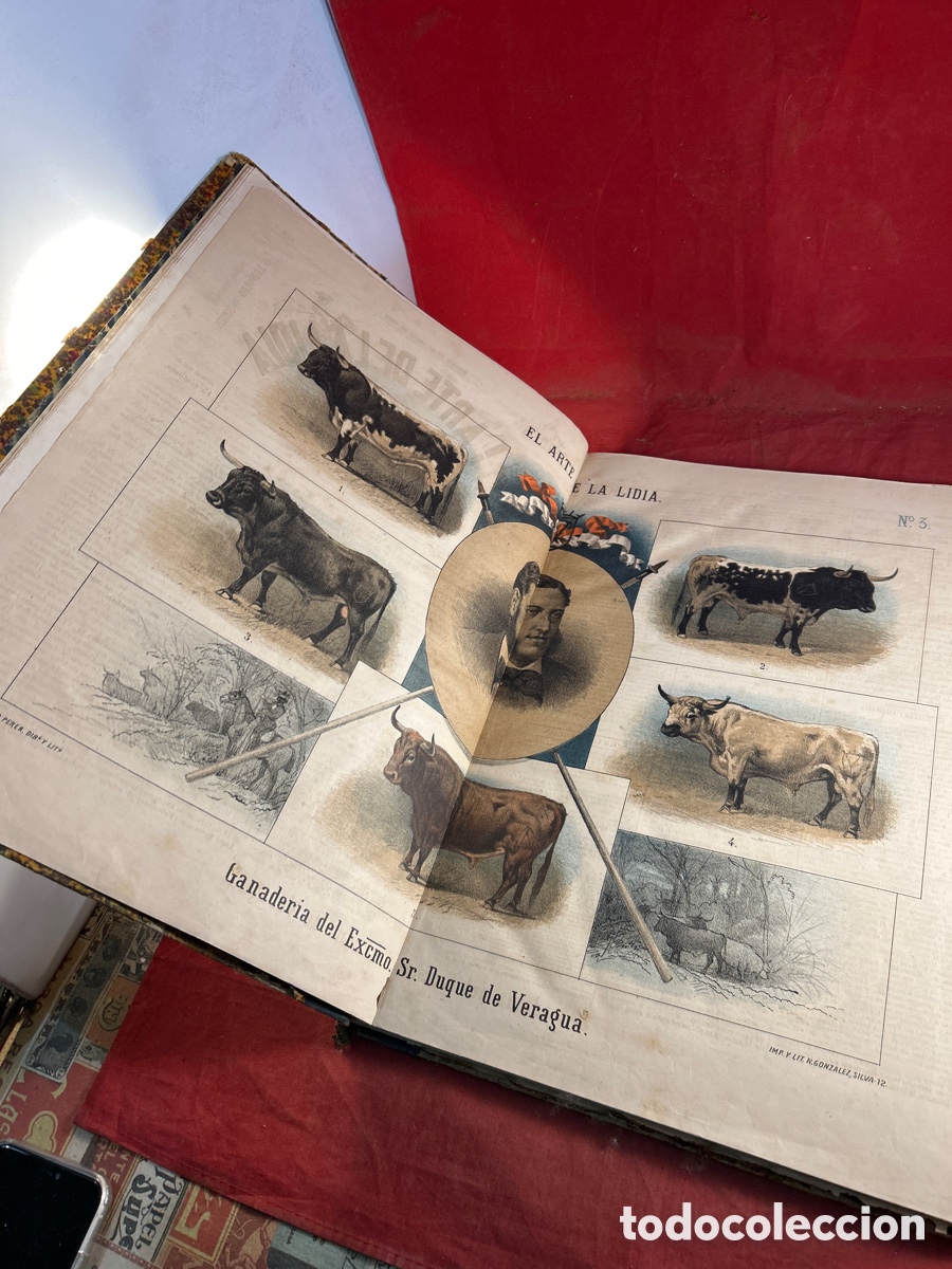 Libros antiguos: EL ARTE DE LA LIDIA 1883 - Foto 7