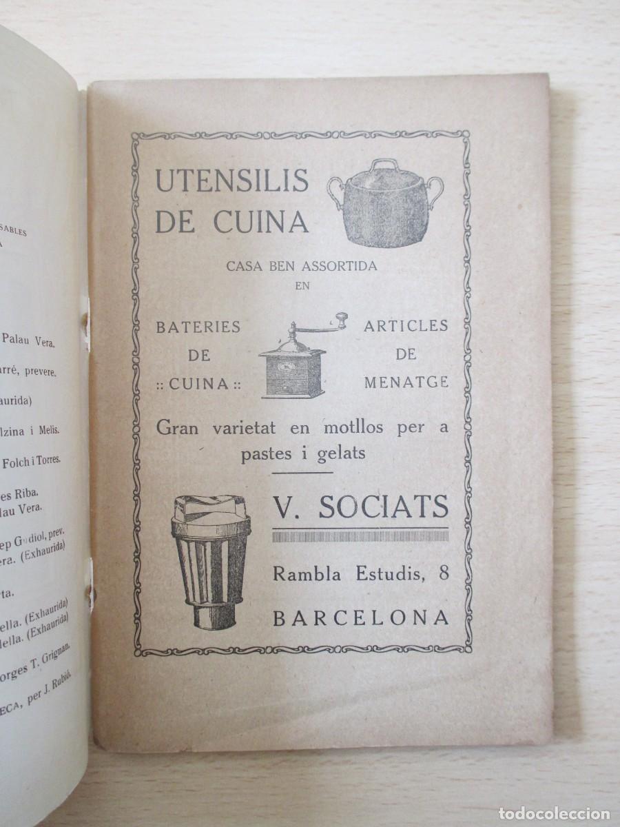 Libros antiguos: Lli&ccedil;ons pr&agrave;ctiques de cuina - Foto 4