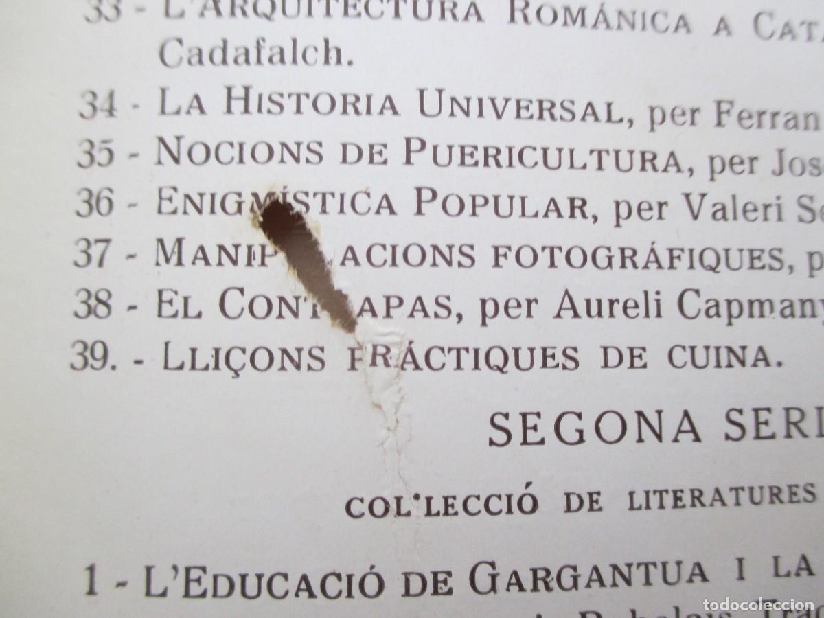 Libros antiguos: Lli&ccedil;ons pr&agrave;ctiques de cuina - Foto 12