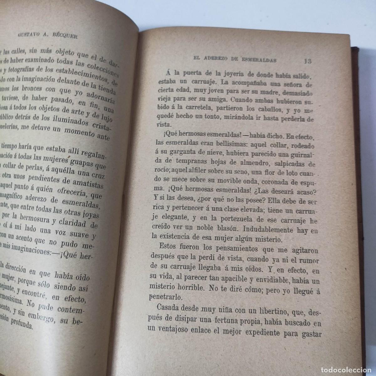 Libros antiguos: Obras de Gustavo A. B&eacute;cquer, 1915 - Foto 9
