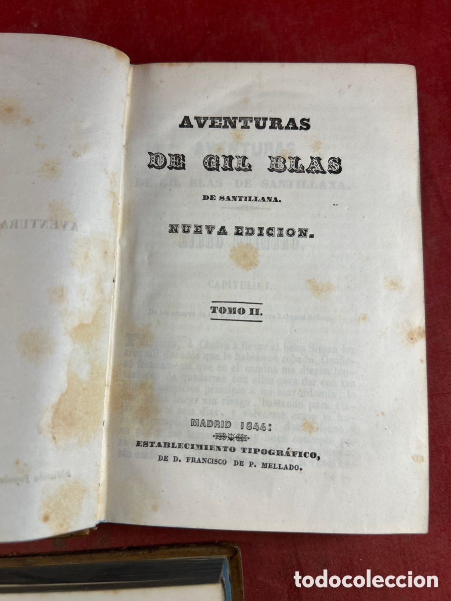Libros antiguos: AVENTURAS DE GIL BLAS - Foto 3