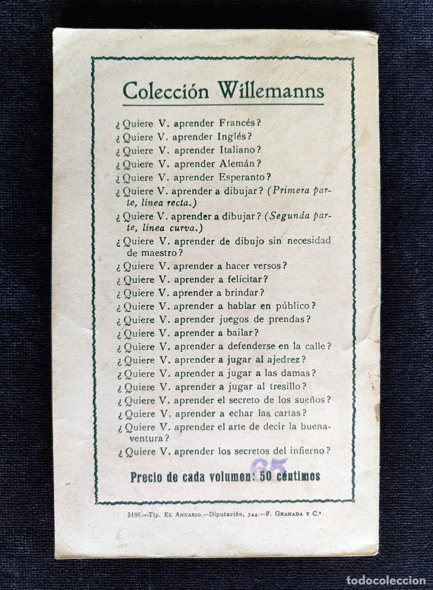 Libros antiguos: &iquest;QUIERE V. APRENDER A JUGAR AL AJEDREZ?. COLECCI&Oacute;N WILLEMANNS - Foto 2