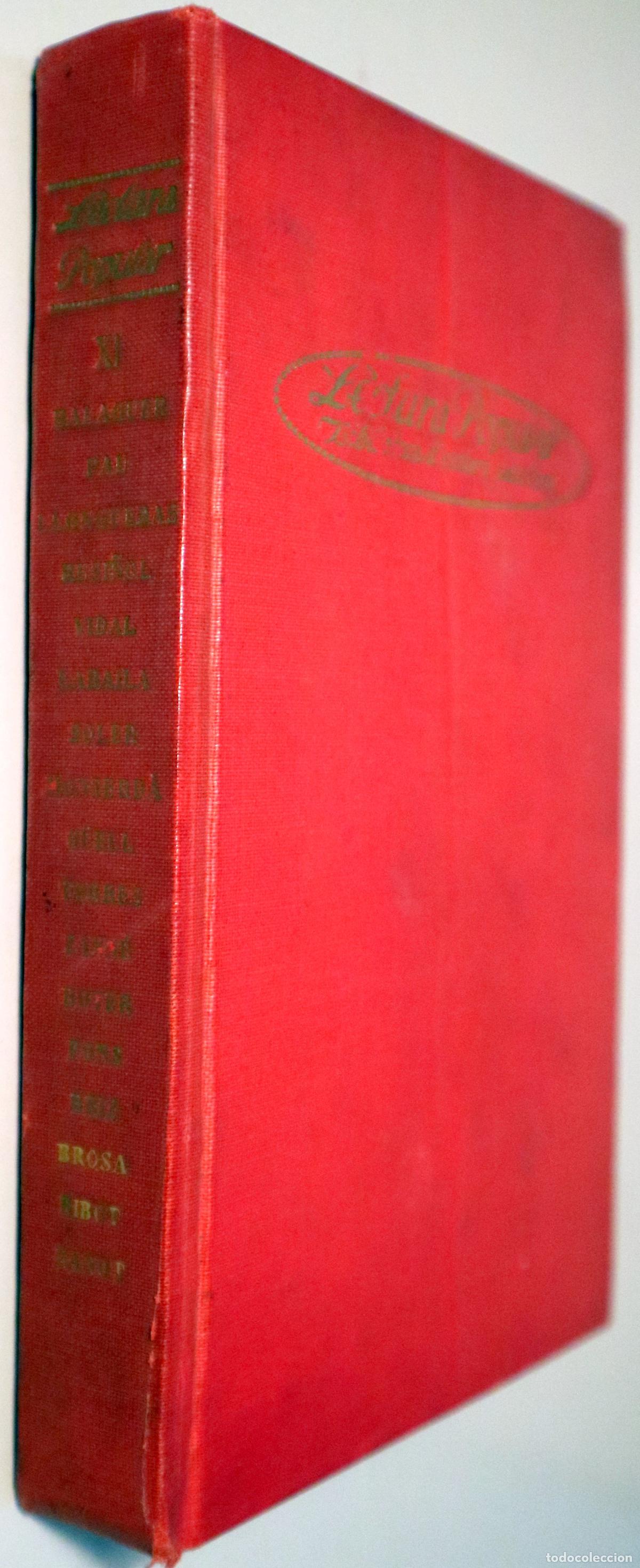 Libros antiguos: (Llongueras, Rusi&ntilde;ol, Monserd&agrave;, Zann&eacute;) - LECTURA POPULAR. Biblioteca d'autors catalans. Volum XI. De