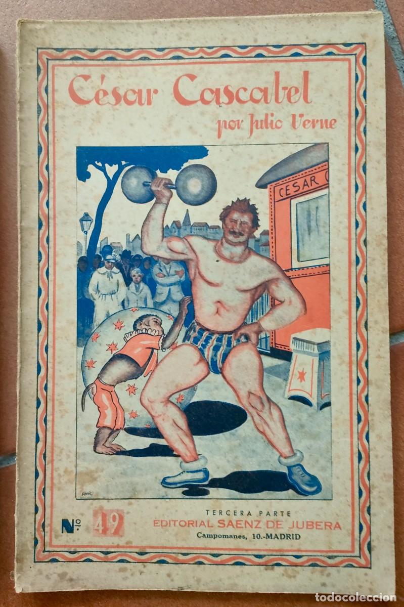 Libros antiguos: Julio Verne. Cesar Cascabel. - Foto 2