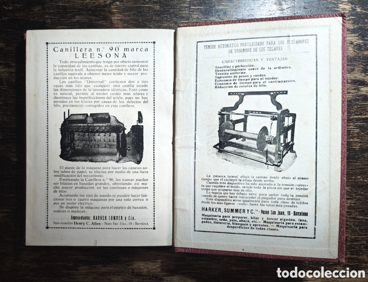 Libros antiguos: EL TE&Oacute;RICO PR&Aacute;CTICO DE TEJIDOS - Foto 6
