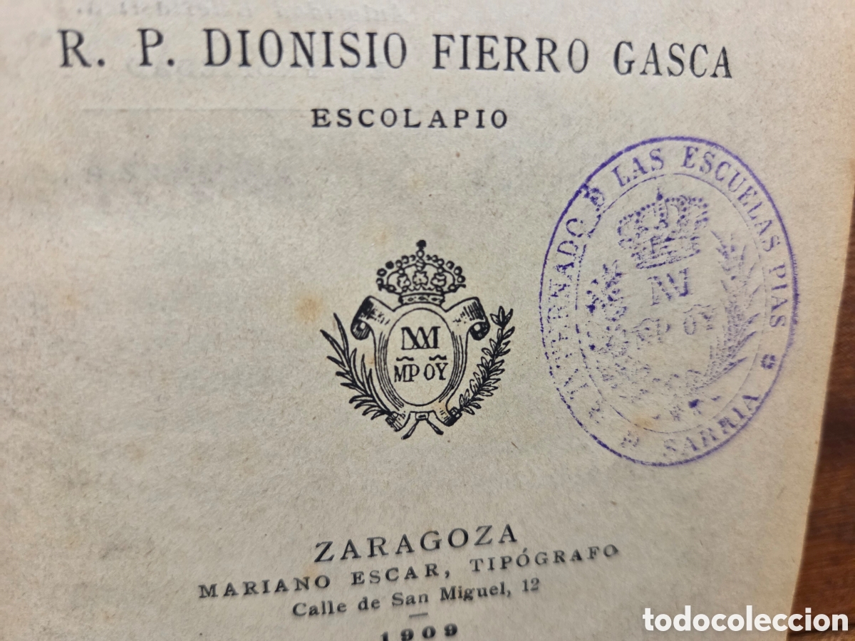 Libros antiguos: ANTIGUO LIBRO...1909...&rdquo;&rdquo;CALASANZ&rdquo;&rdquo;... G. B. CERESETO...... - Foto 3