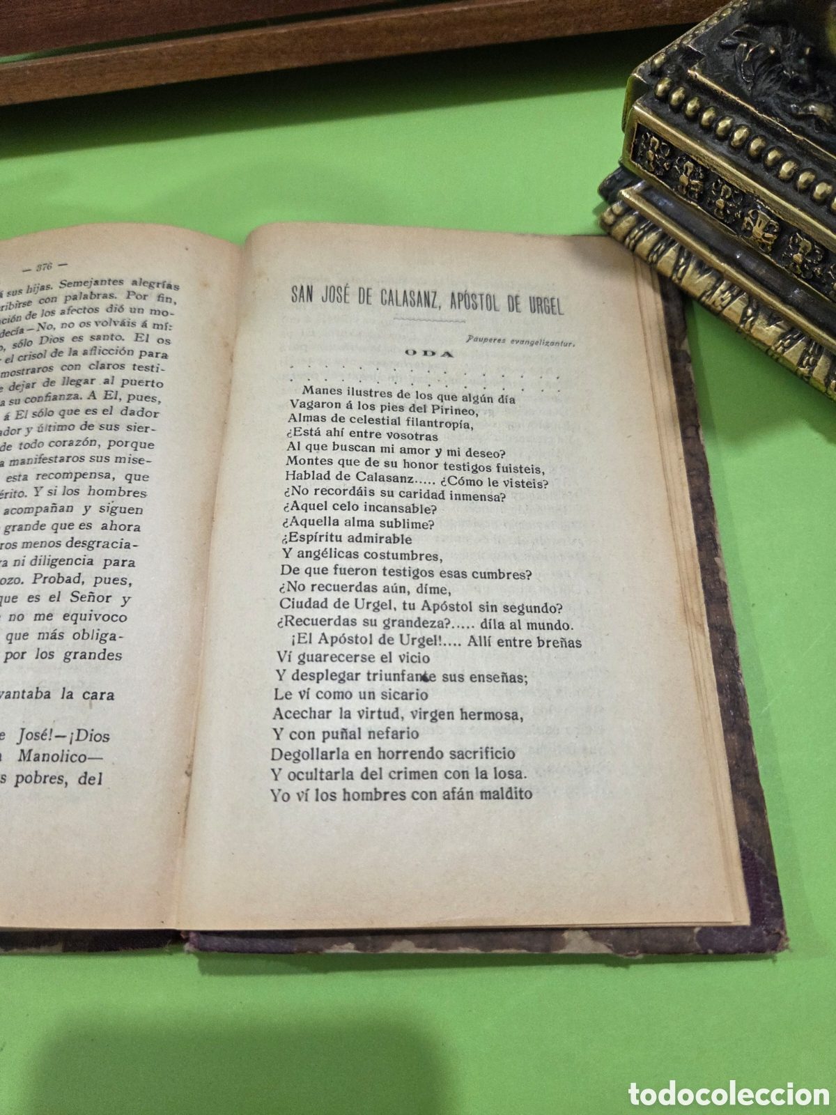 Libros antiguos: ANTIGUO LIBRO...1909...&rdquo;&rdquo;CALASANZ&rdquo;&rdquo;... G. B. CERESETO...... - Foto 10