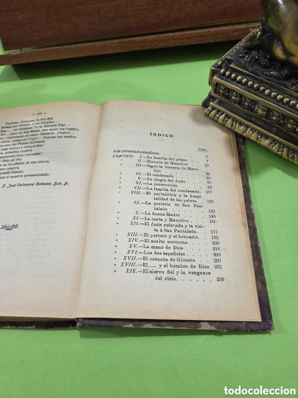 Libros antiguos: ANTIGUO LIBRO...1909...&rdquo;&rdquo;CALASANZ&rdquo;&rdquo;... G. B. CERESETO...... - Foto 11