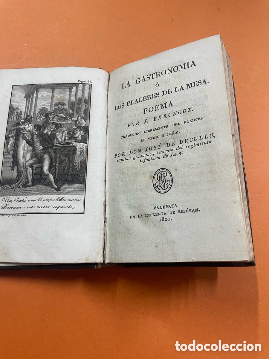 Libros antiguos: La Gastronom&iacute;a o los Placeres de la Mesa - Foto 2