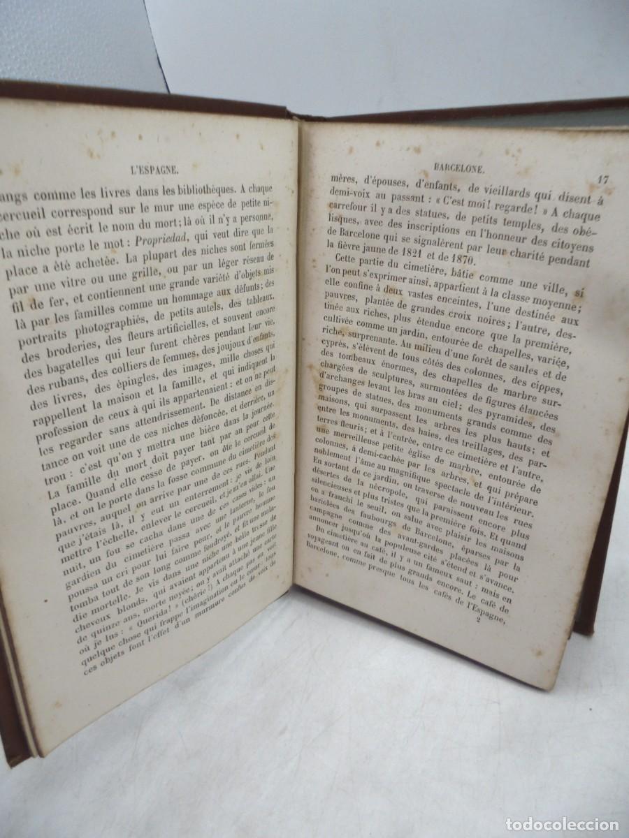 Libros antiguos: L&acute;ESPAGNE. EDMONDO DE AMICIS. 1878. PAGS : 403. - Foto 5