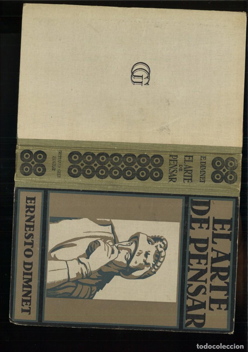 Libros antiguos: EL ARTE DE PENSAR. Ernesto Dimnet - Foto 1
