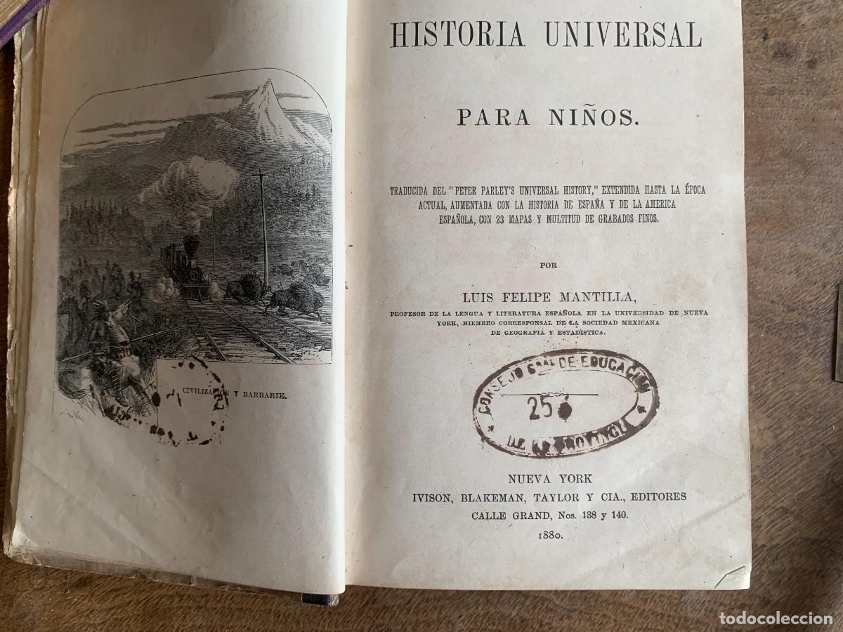 Libros antiguos: Historia Universal para ni&ntilde;os (1880) - Foto 3