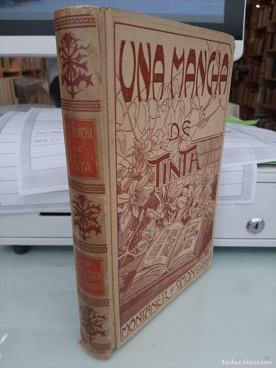 Libros antiguos: Renato Bazin. Una mancha de tinta - Foto 2