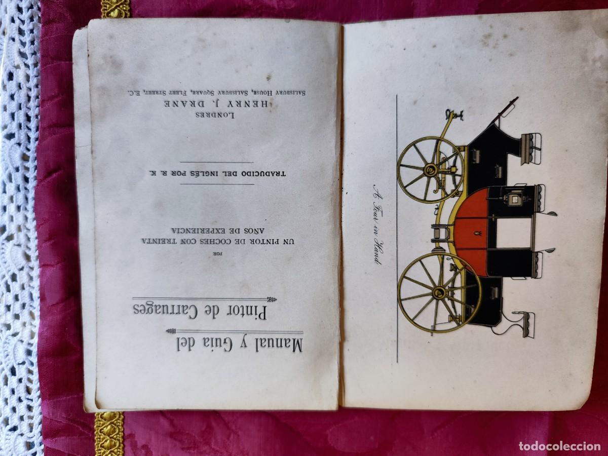 Libros antiguos: Manual y Guia del Pintor de Carruages - Foto 3