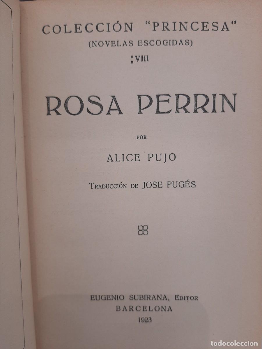 Libros antiguos: Alice Pujo. Rosa Perrin - Foto 1