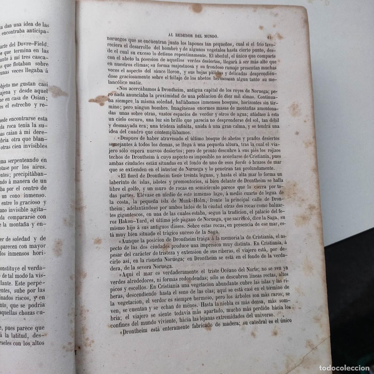 Libros antiguos: VIAJE DRAMATICO AL REDEDOR DEL MUNDO 1864 - Foto 3