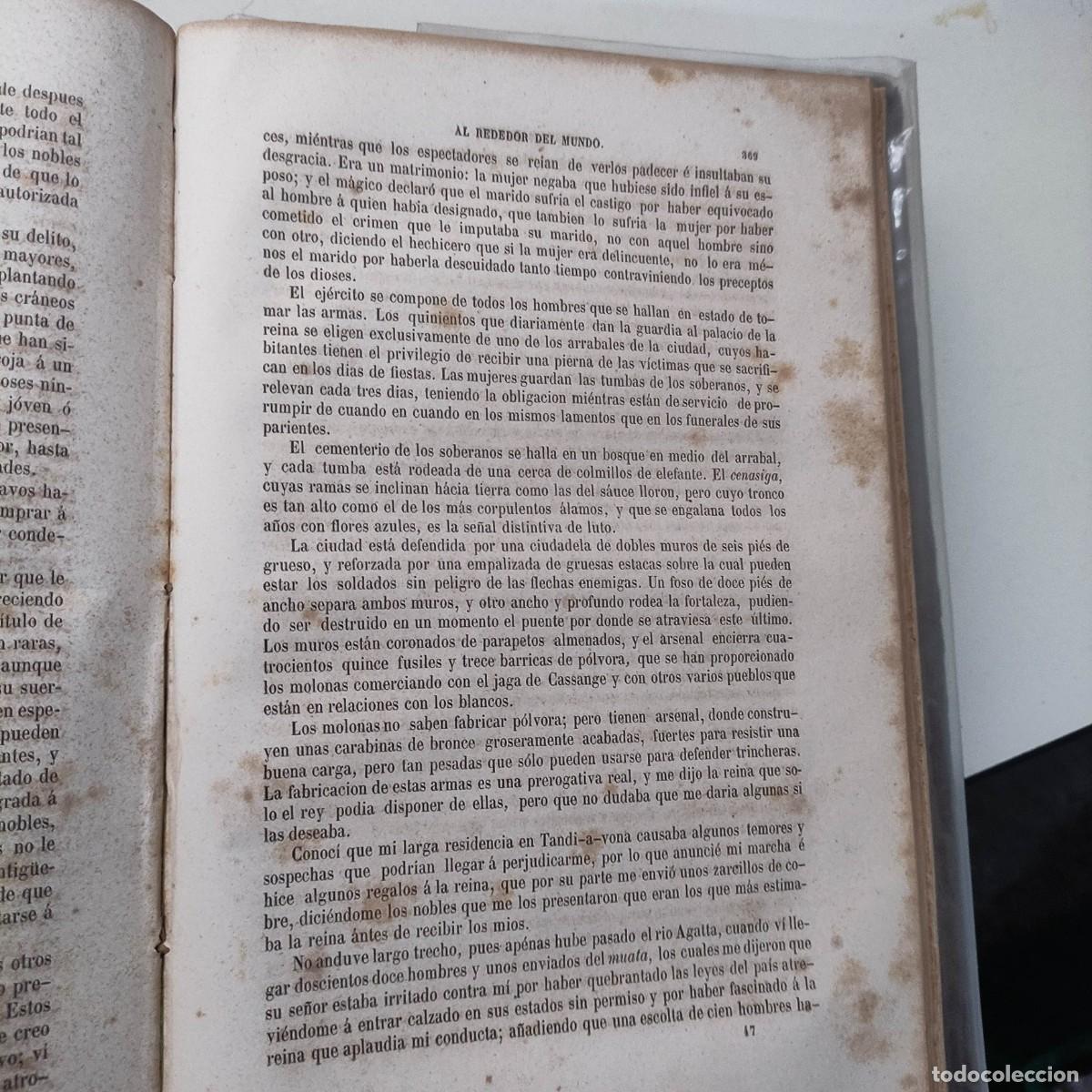 Libros antiguos: VIAJE DRAMATICO AL REDEDOR DEL MUNDO 1864 - Foto 5