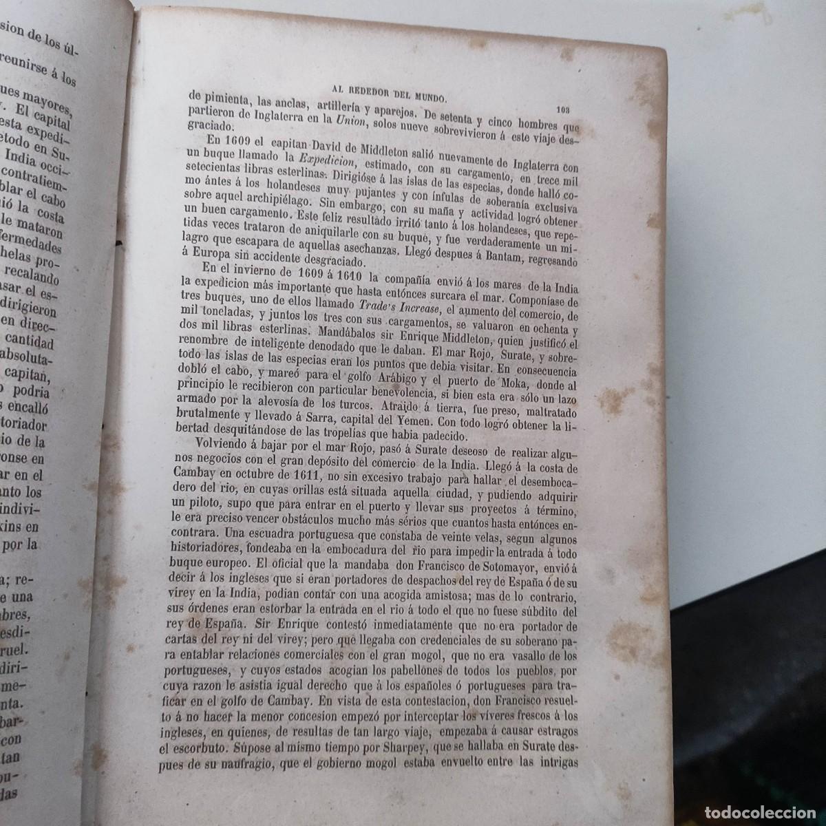 Libros antiguos: VIAJE DRAMATICO AL REDEDOR DEL MUNDO 1864 - Foto 10