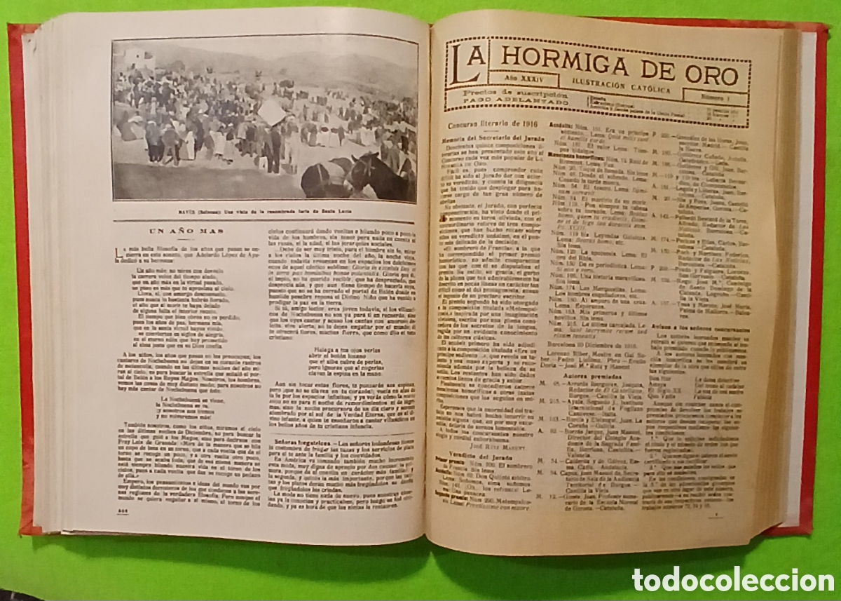 Libros antiguos: La hormiga de oro 1916-17-18 - Foto 7