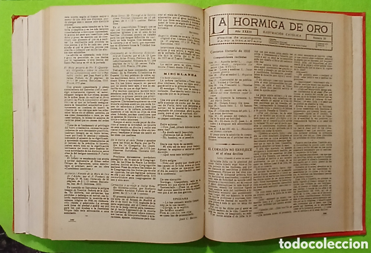 Libros antiguos: La hormiga de oro 1916-17-18 - Foto 13