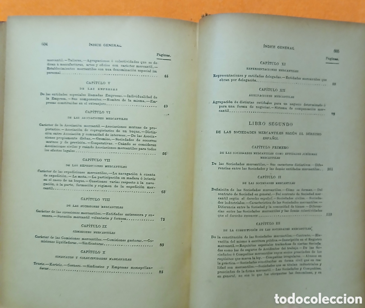 Libros antiguos: Tratado de las sociedades mercantiles - Foto 4
