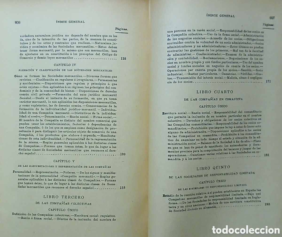 Libros antiguos: Tratado de las sociedades mercantiles - Foto 5