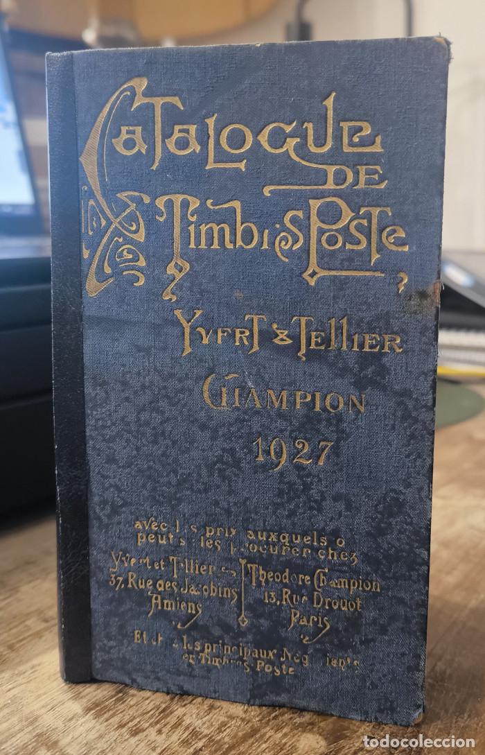 Libros antiguos: CATALOGUE PRIX-COURANT DE TIMBRES-POSTE 1927 - VV.AA. - Foto 1