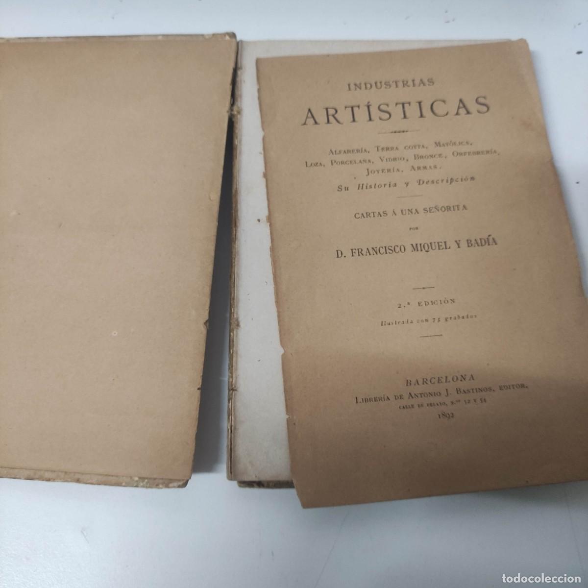 Libros antiguos: INDUSTRIAS ARTISTICAS 1892 - Foto 5
