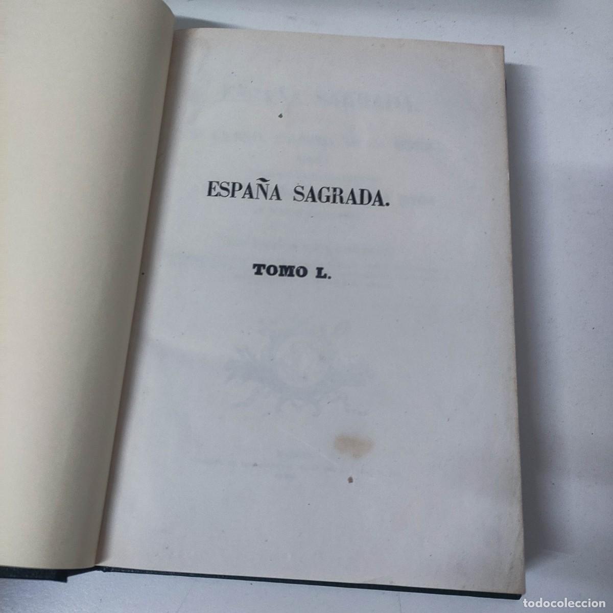 Libros antiguos: ESPA&Ntilde;A SAGRADA. TOMO L. - Foto 5