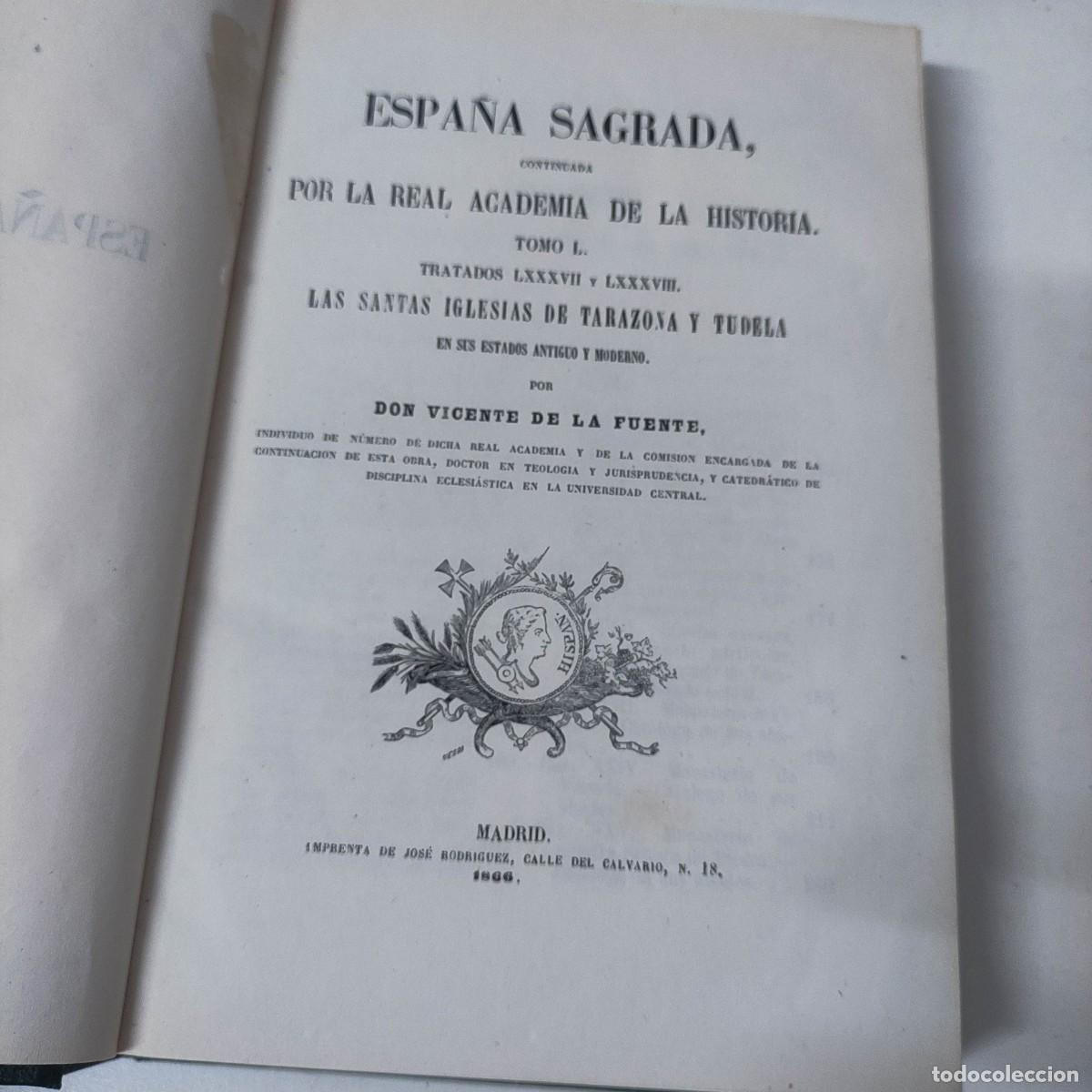 Libros antiguos: ESPA&Ntilde;A SAGRADA. TOMO L. - Foto 6