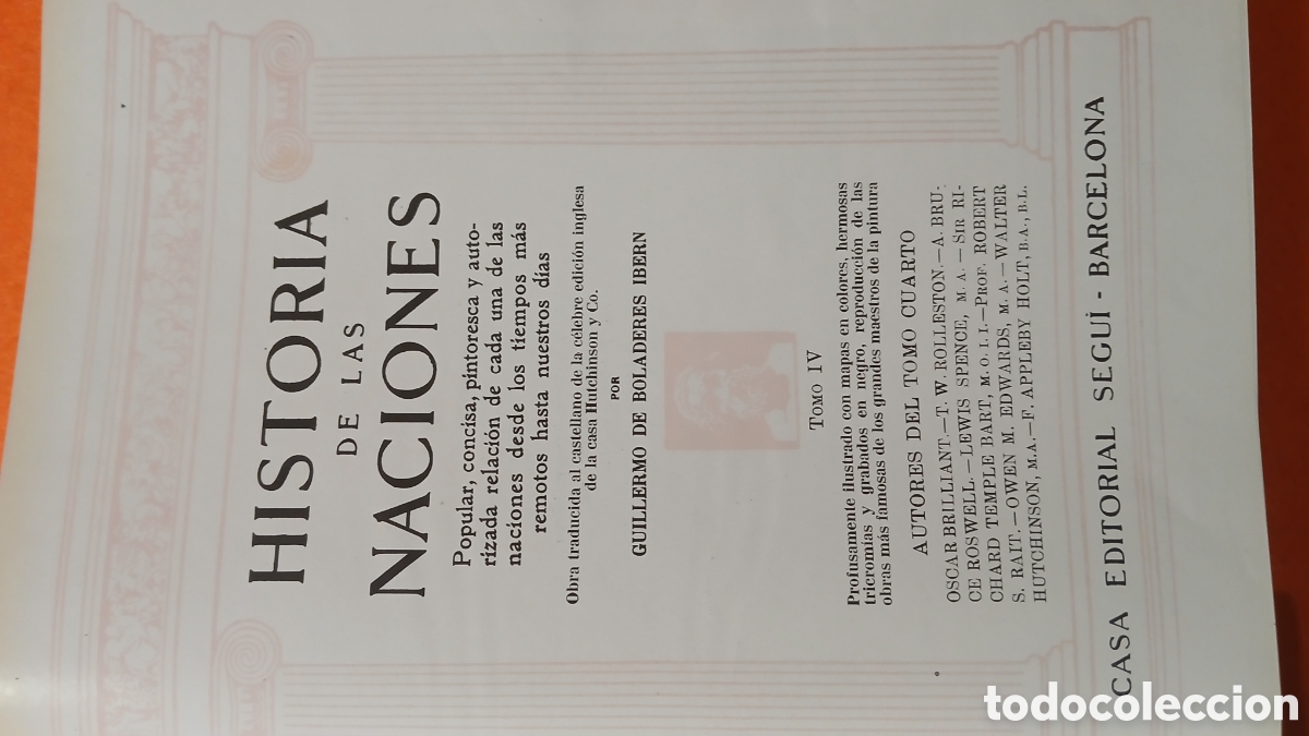 Libros antiguos: Historia de las naciones, Boladeres - Foto 14