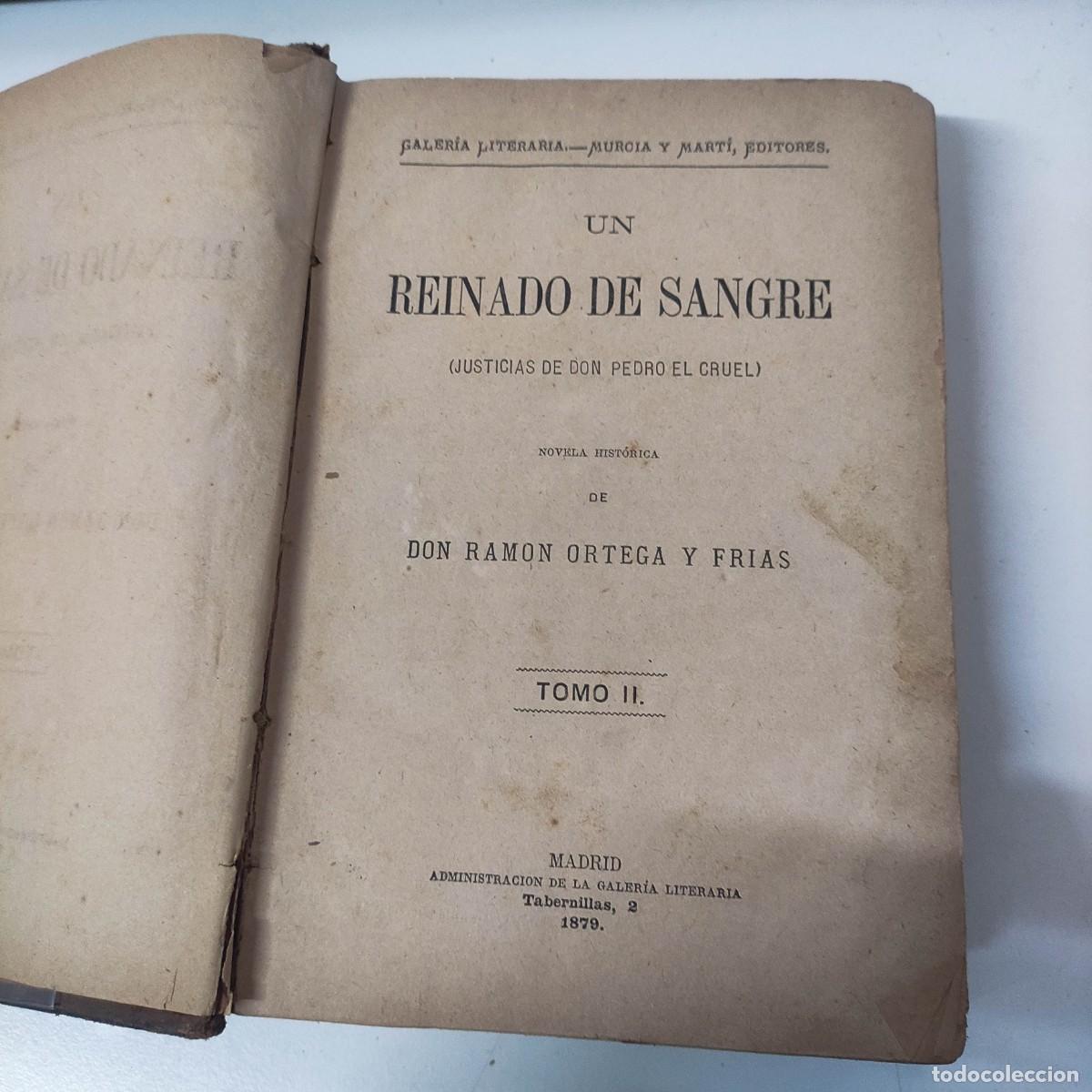 Libros antiguos: UN REINADO DE SANGRE - Foto 5