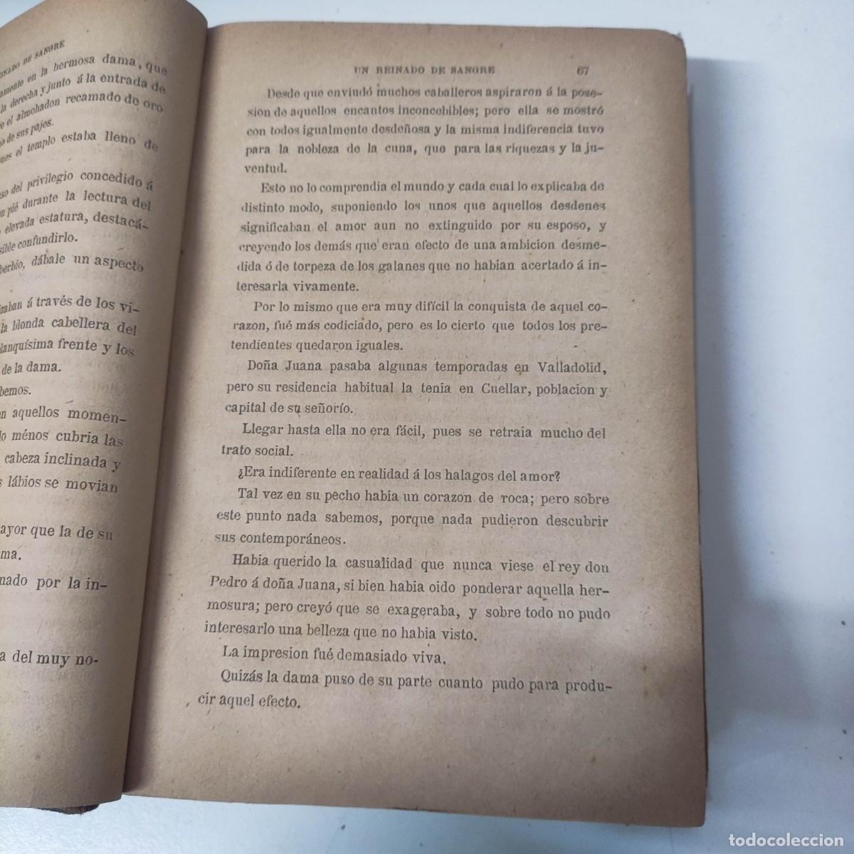 Libros antiguos: UN REINADO DE SANGRE - Foto 6