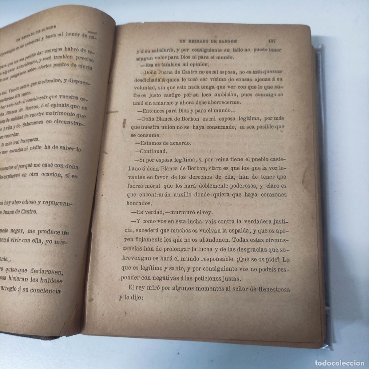 Libros antiguos: UN REINADO DE SANGRE - Foto 7