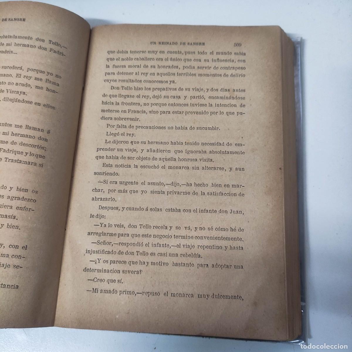 Libros antiguos: UN REINADO DE SANGRE - Foto 8