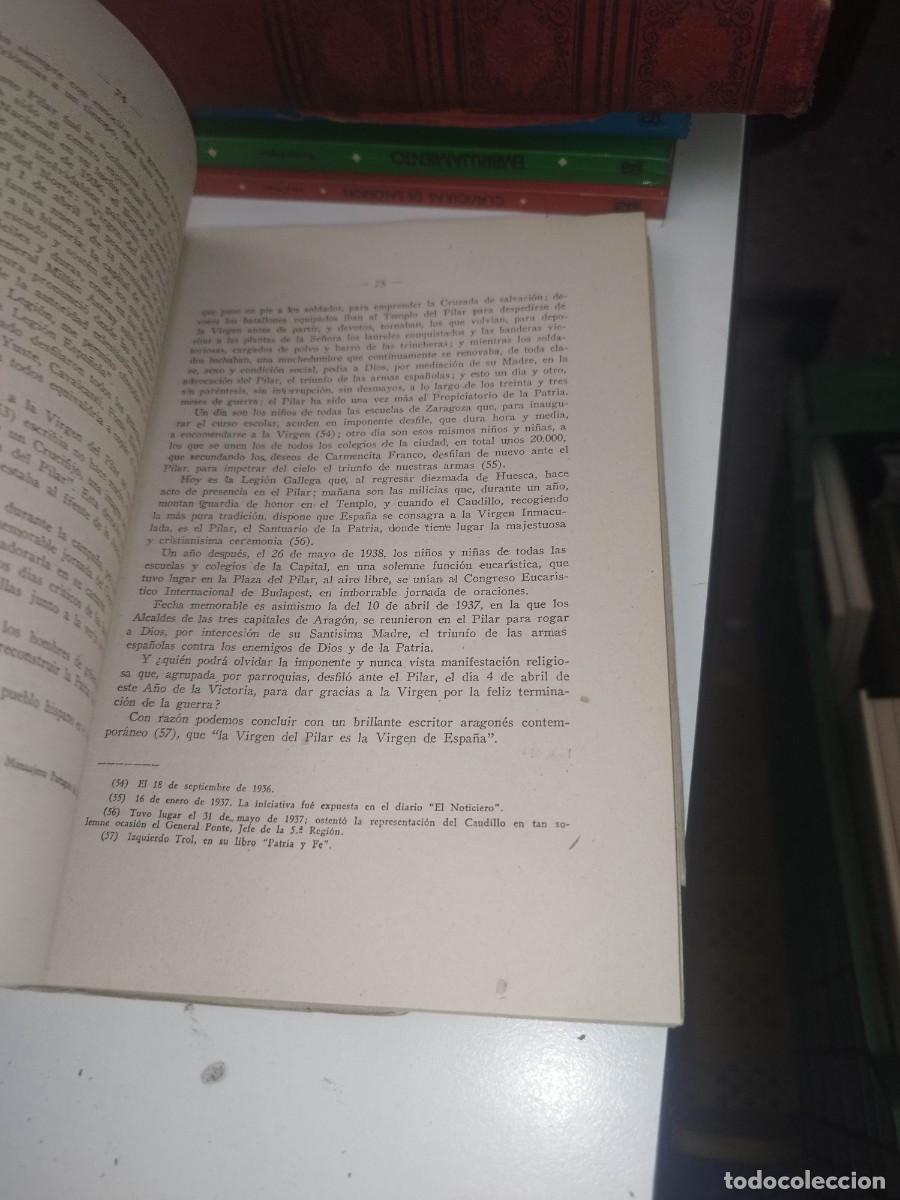 Libros antiguos: EL PILAR 1939 LA TRADICI&Oacute;N Y LA HISTORIA - LEANDRO AINA - Foto 5