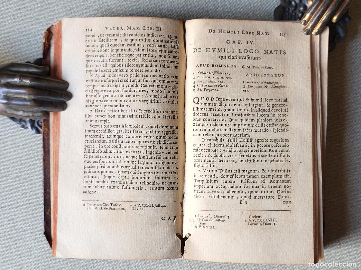 Libros antiguos: VALERII MAXIMI DICTORUM FACTORUMQUE MEMORABILIUM LIBRI IX. 1647 - Foto 10