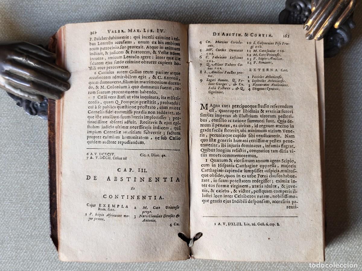 Libros antiguos: VALERII MAXIMI DICTORUM FACTORUMQUE MEMORABILIUM LIBRI IX. 1647 - Foto 11