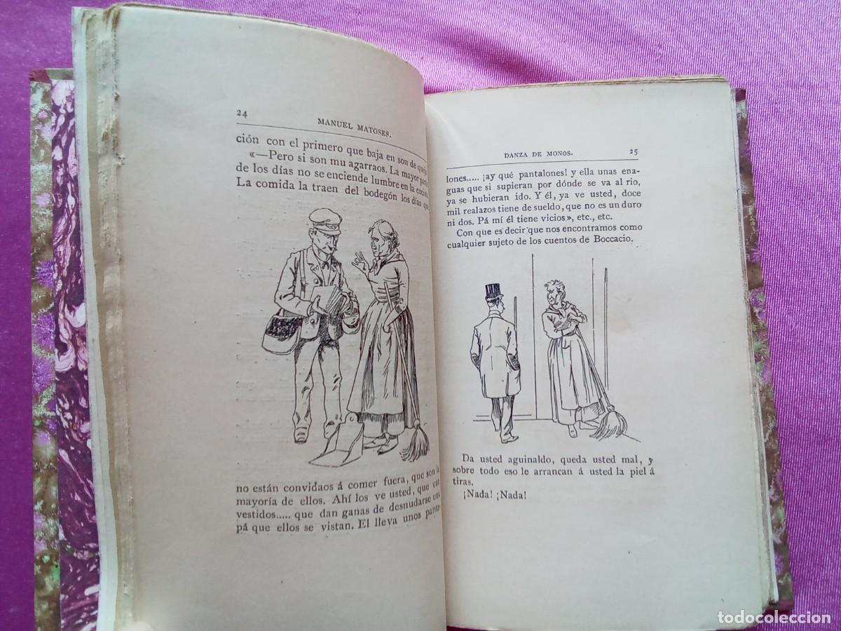 Libros antiguos: DANZA DE MONOS .MANUEL MATOSES 1893 .E/1/1/3 - Foto 6