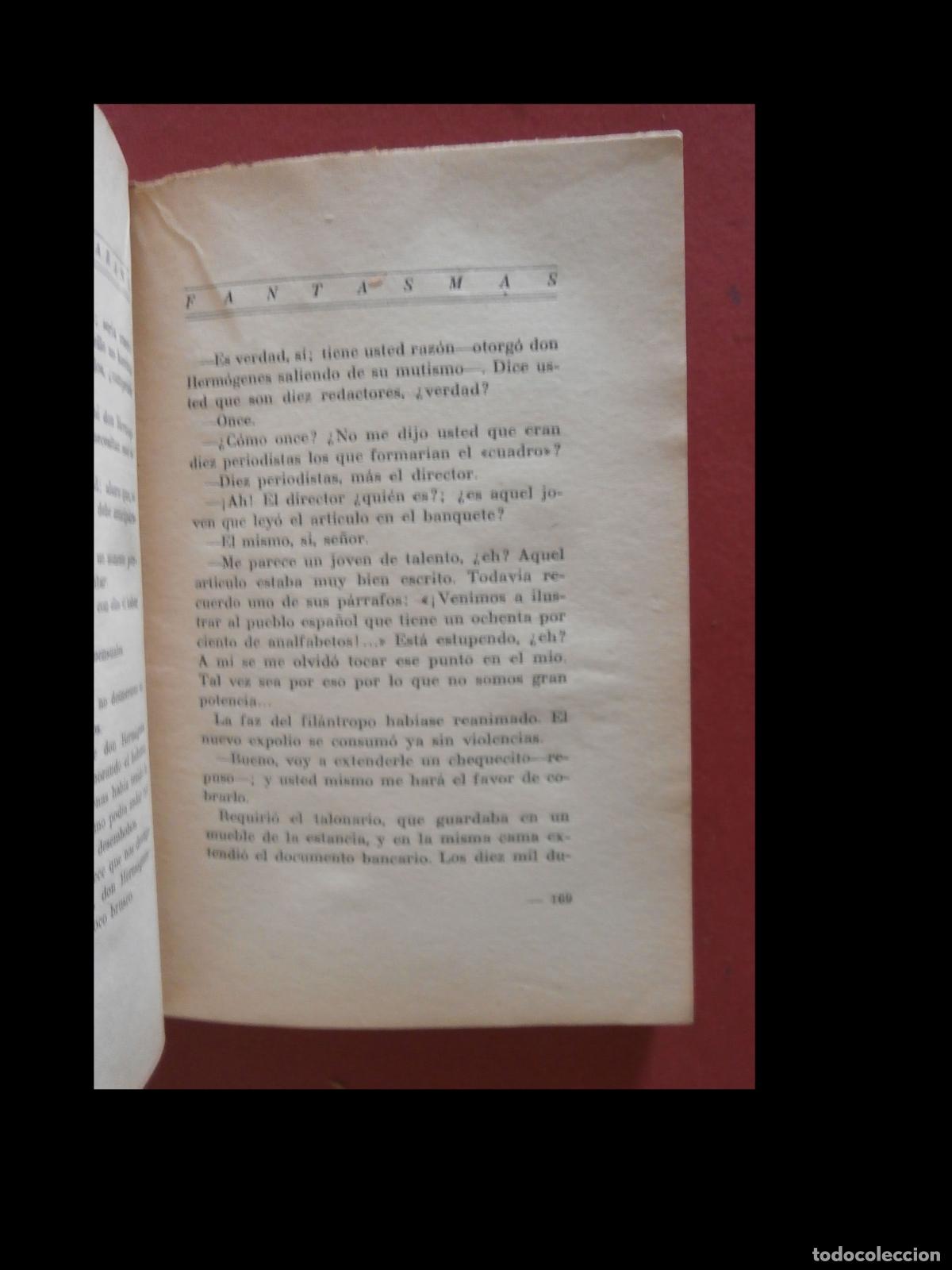 Libros antiguos: Fantasmas. Relato. Benigno Bejarano - Foto 2