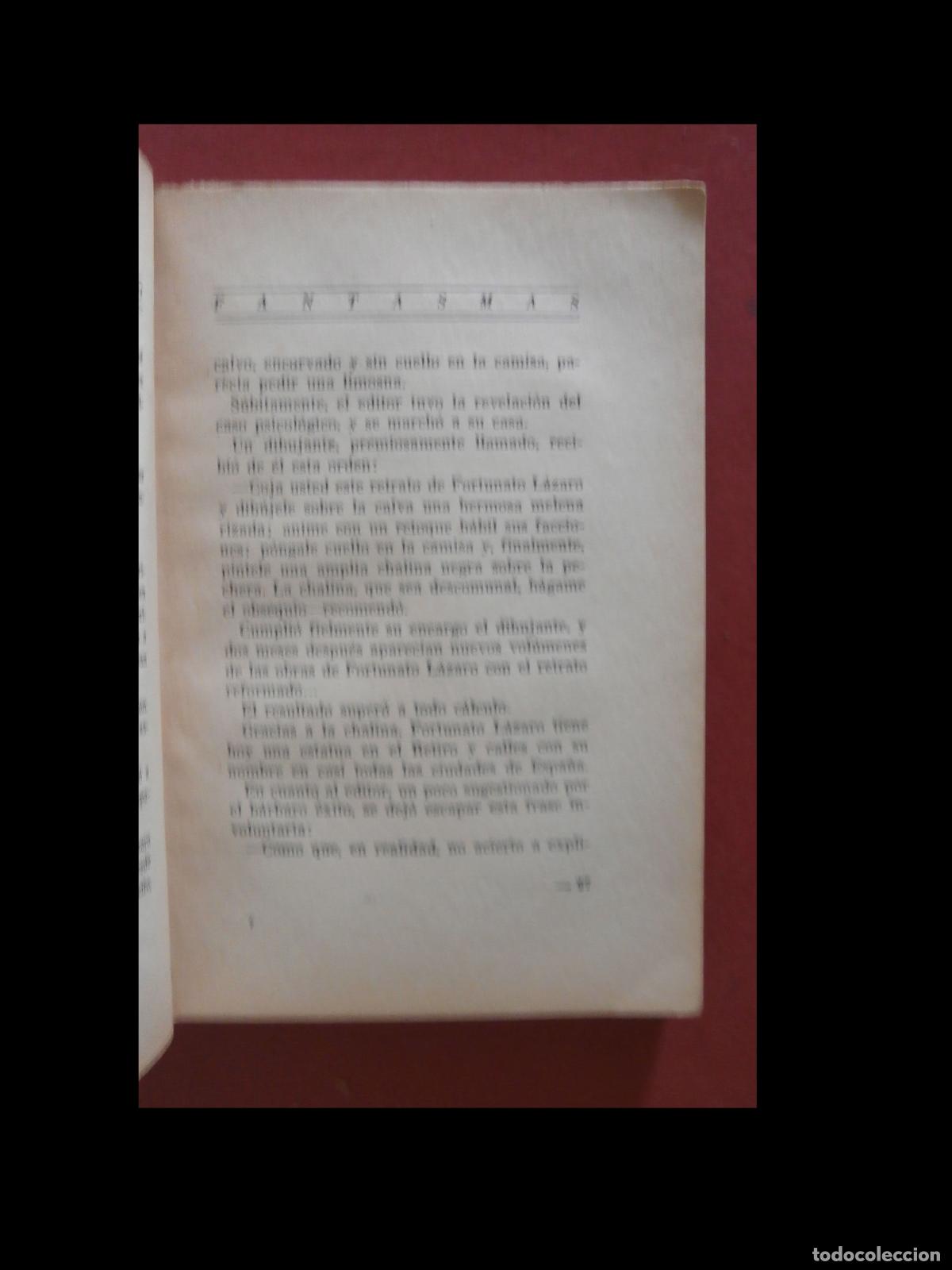 Libros antiguos: Fantasmas. Relato. Benigno Bejarano - Foto 3