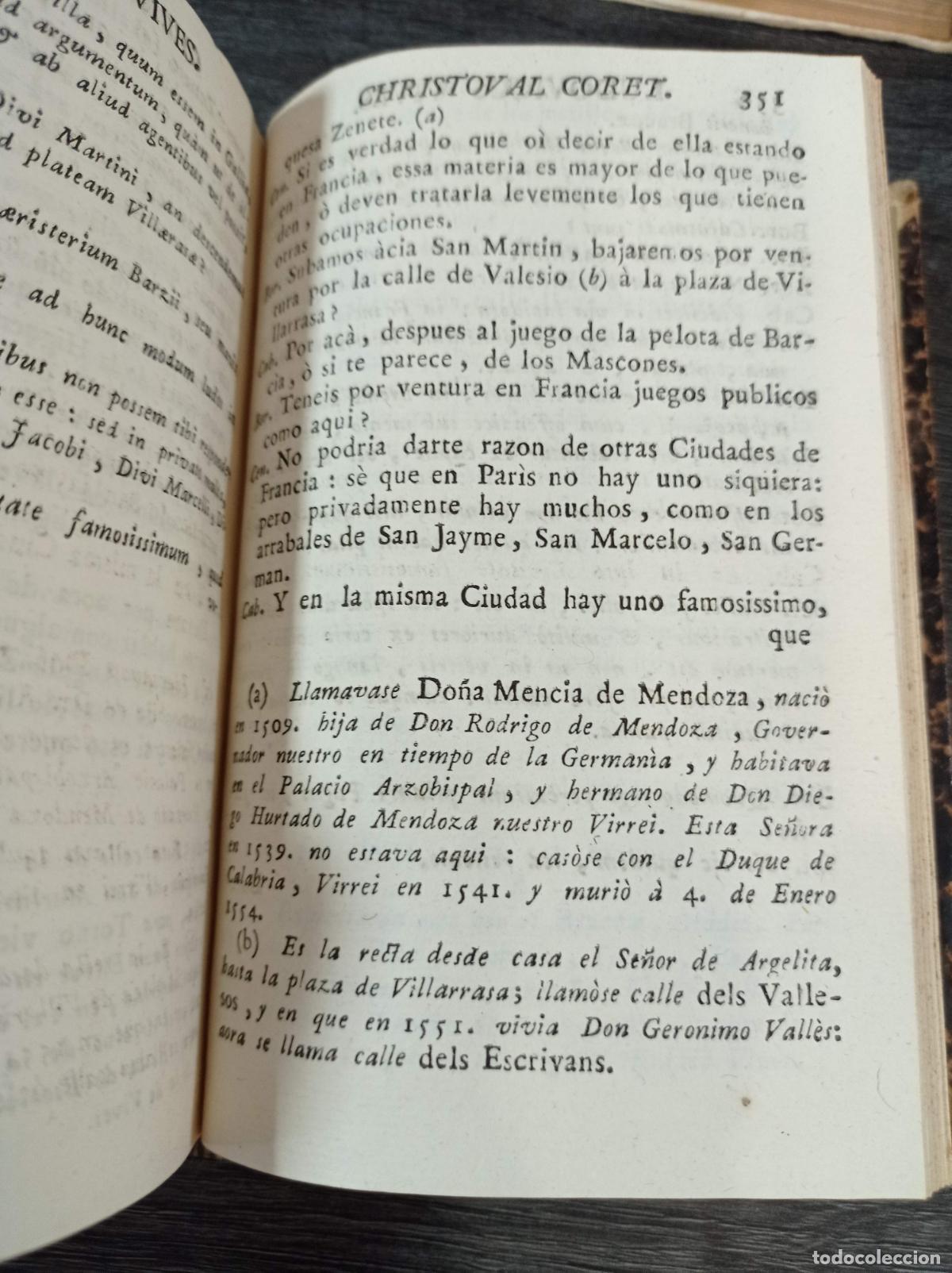 Libros antiguos: 1788 - JUAN LUIS VIVES. Di&aacute;logos - Foto 6