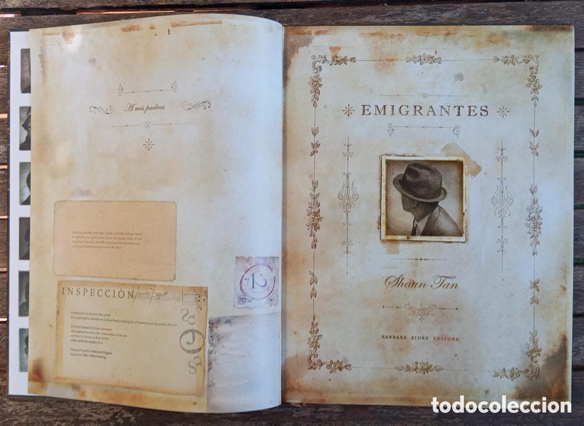Libros antiguos: Env&iacute;o gratis . Inmigrantes. Autor: Shaun Tan. - Foto 6