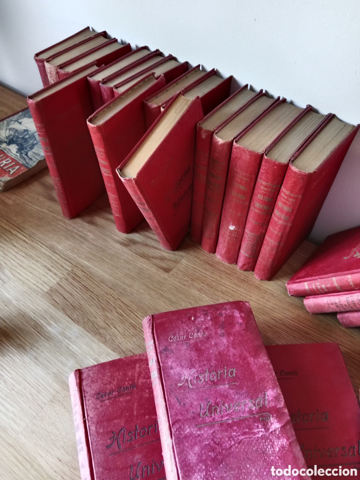 Libros antiguos: Historia Universal de C&eacute;sar Cant&uacute; 1910 26 vol - Foto 2