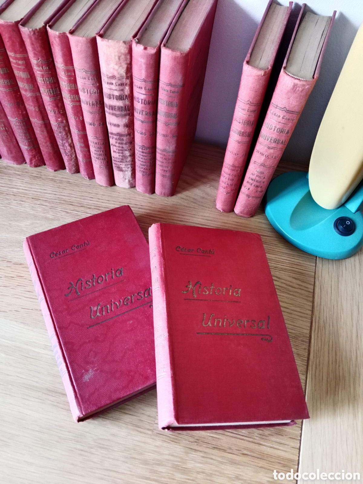 Libros antiguos: Historia Universal de C&eacute;sar Cant&uacute; 1910 26 vol - Foto 3