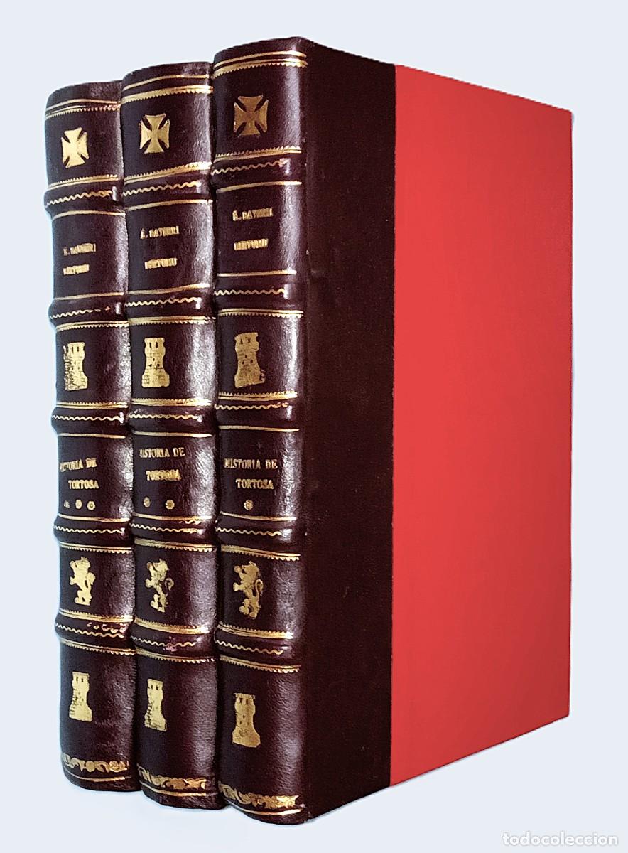 Libros antiguos: HISTORIA DE TORTOSA Y SU COMARCA. 3 TOMOS (con dedicatoria) - Foto 1