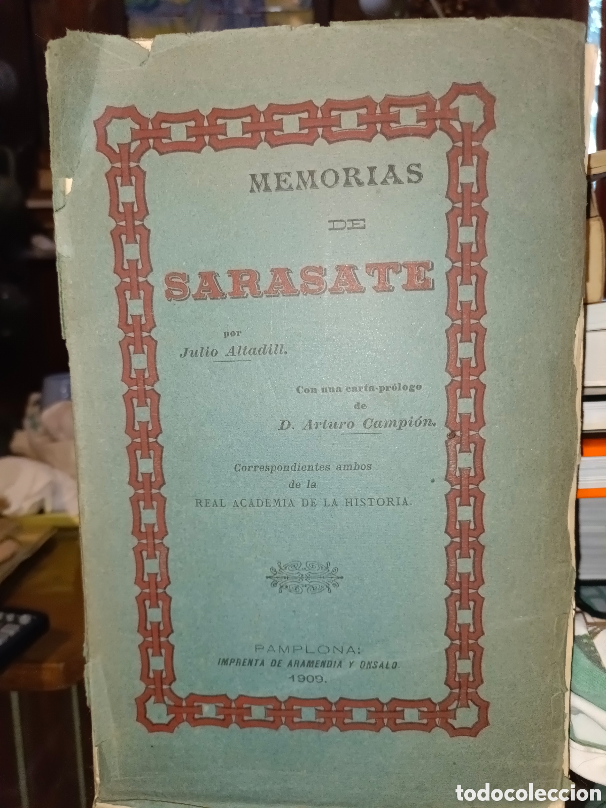 Libros antiguos: Memorias de Sarasate - Foto 1