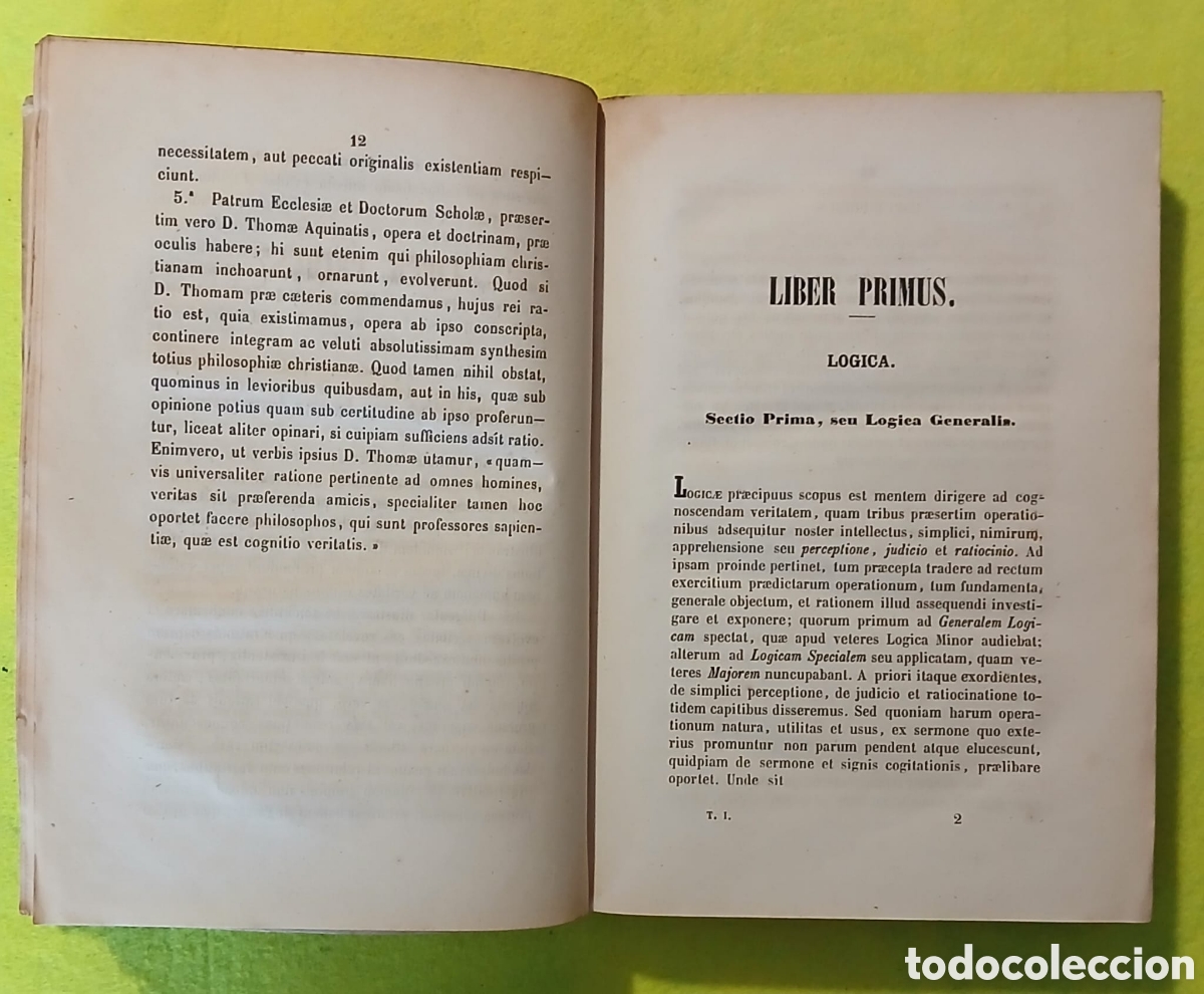 Libros antiguos: Philosophia Elementaria 1868 - Foto 4